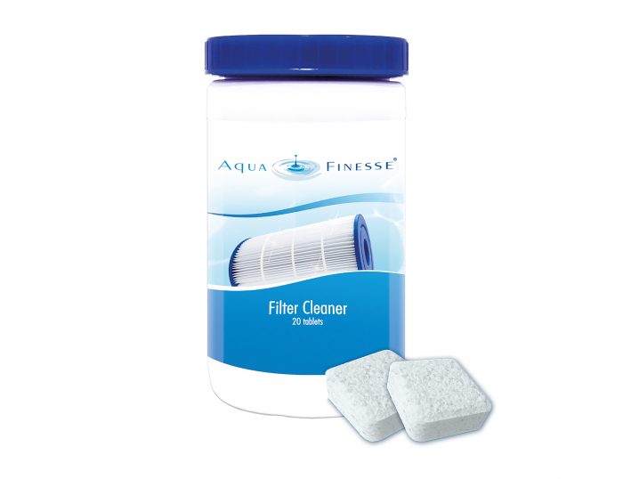 Aquafinesse suodattimen puhdistusaine tablettimuodossa