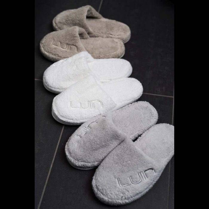 Luin Living kylpytossut UNISEX, pearl grey - Image 2