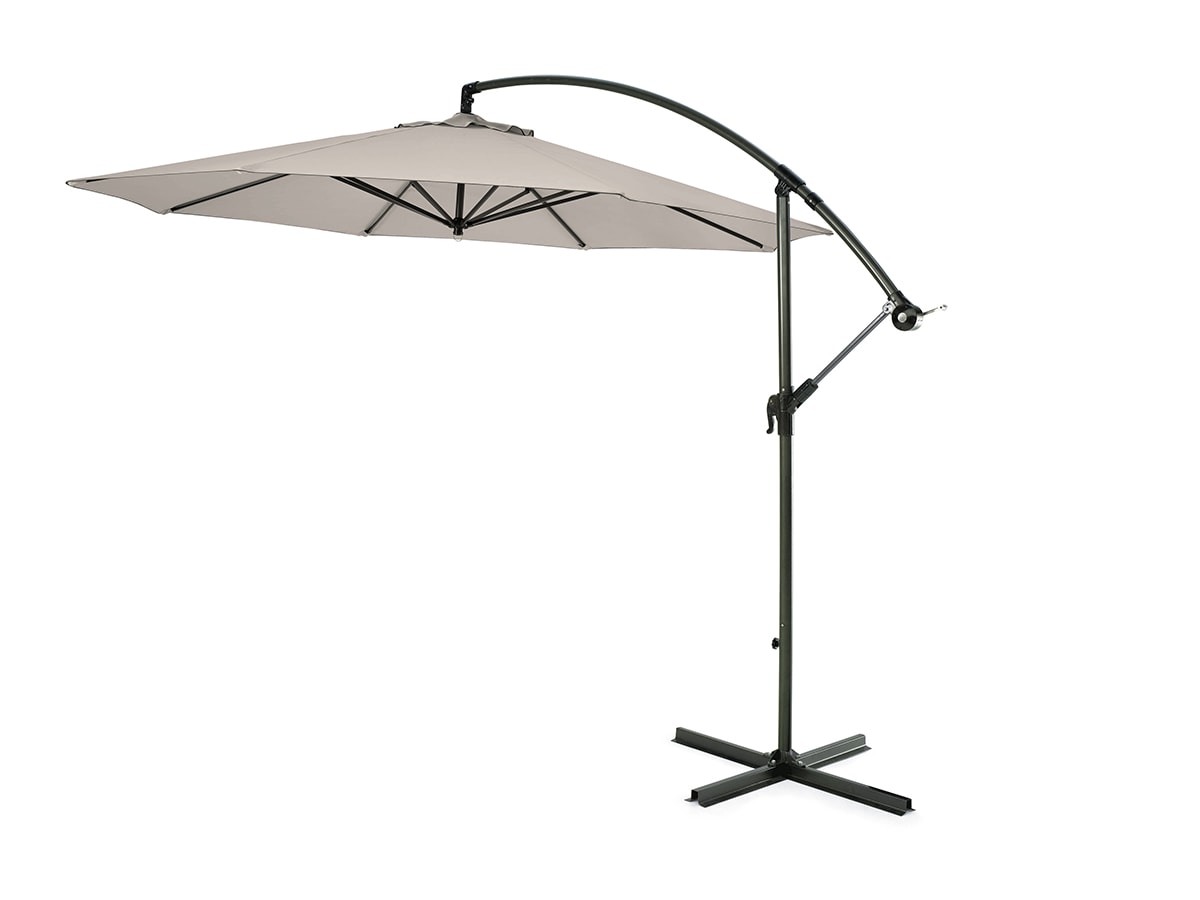 hillerstorp-parasol-aurinkovarjo-300-cm-beige-katos-ja-musta-alumiinirunko