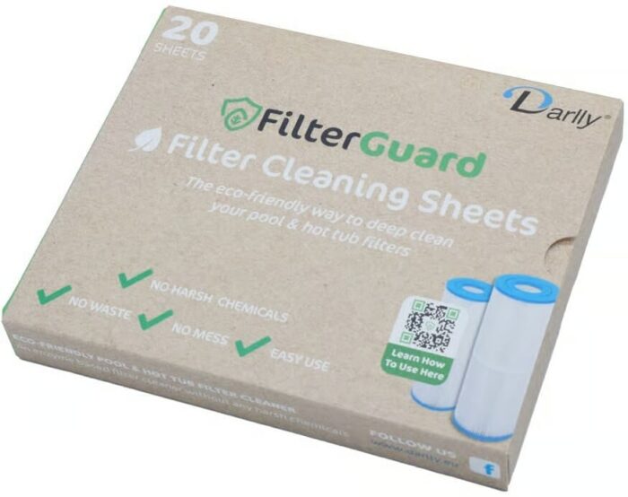 FilterGuard suodattimen pesuainearkit, 20 kpl, Darlly